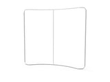 8ft Custom Curve Tension Fabric Display