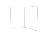 10ft Custom Curve Tension Fabric Display