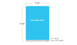 Custom Table Top Banner Stand 11.5"x17.5"