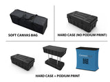 10ft Custom Curve Tension Fabric Display