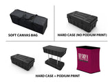 8ft Custom Straight Velcro Fabric Pop Up Display