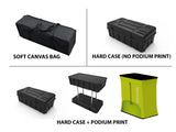 8ft Custom Curve Velcro Fabric Pop Up Display