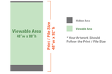 Custom SD Retractable 60" x92" (Silver)