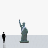 Custom 12 ft statue of liberty inflatable mascot