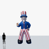 20 ft Uncle Sam inflatable mascot to your specs