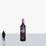 15 ft purple and black bottle inflatable custom printed logo