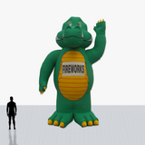 Custom 20 Foot Mascot Inflatable with company logo and colors