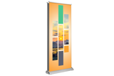 Custom Banner Deluxe Retractable - Double Sided 33"x81"