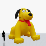 Custom 20 Foot Mascot Inflatable with company logo and colors