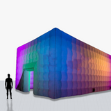 Custom 18 feet RGB Cube inflatable