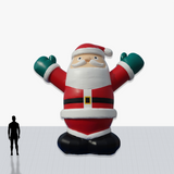 Custom 20 Foot Christmas Shaped Inflatable with company logo and colors