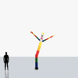 Custom 12 ft air dancer inflatable tube man