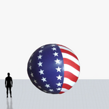 12 ft american sphere inflatable personalized