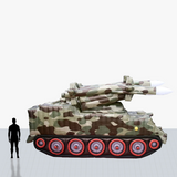 12 ft war tank inflatable personalized