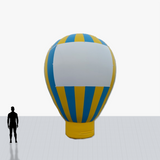 20 ft yellow and blue with your logo