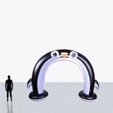 12 ft penguin arch inflatable customized