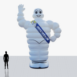 Custom 25 Foot Shaped Inflatable with company logo and colors