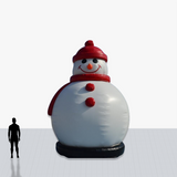 Custom 20 Foot Christmas Shaped Inflatable with company logo and colors