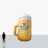 Custom 15 foot Beer Mug Inflatable with your company logo and colors
