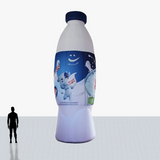25 ft milk bottle inflatable with custom printed logo
