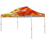 Custom Premium Aluminum ( Silver) 15' Tent Kit (Full-Bleed Dye Sublimation)