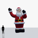 Custom 18 Foot Christmas Shaped Inflatable with company logo and colors
