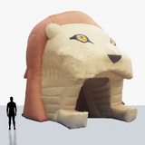 25 ft lion entrance inflatable personalized