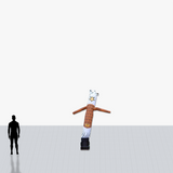 Custom 18 feet air puppet wavy hands guy air dancer