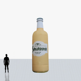 Custom 20 ft bottle yellow with white neck inflatable