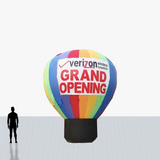 Custom 15 ft rainbow hot air inflatable