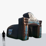 Custom 25 feet Inflatable Sports Tunnel with mascot
