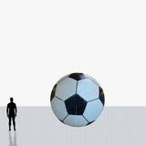 12 ft soccer sphere inflatable personalized
