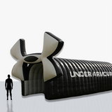 Custom 25 feet Inflatable Sports Tunnel with mascot