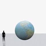 12 ft world sphere inflatable customized