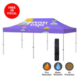 Custom Premium Aluminum (Silver)20' Event Tent Kit (Full-Bleed Dye Sublimation)