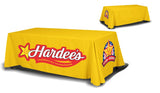 8ft Custom Table Cover 4 sided (Close Back)