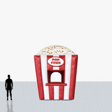15 ft pop corn tent inflatable customized