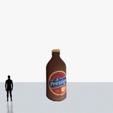 12 ft bottle with label inflatable with custom printed logo