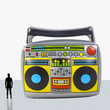 20 ft radio inflatable with custom printed logo