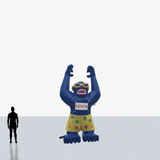12 ft inflatable rooftop blue gorilla to your specs