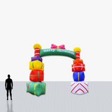 Custom 15 Foot Christmas Gifs Arch Inflatable with your company logo and colors