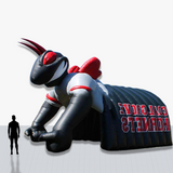 Custom 25 feet Inflatable Sports Tunnel with mascot