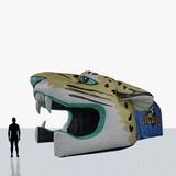 Custom 12 ft jaguar entrance inflatable