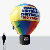Custom 25 ft rainbow hot air inflatable