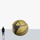 12 ft ball sphere with lightning inflatable customized