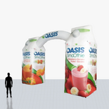 20 ft juice arch inflatable customized