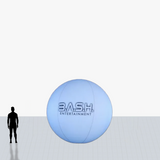 12 ft blue sphere inflatable with your company logo