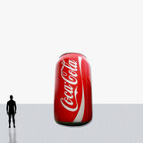 Custom 15 foot Inflatable Can with Coca Cola logo