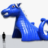 Custom 25 feet Inflatable Sports Tunnel with mascot