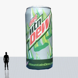 25 ft mtn dew can inflatable personalized